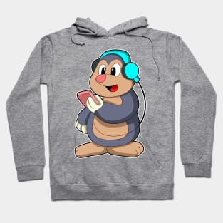 Mole - Music with Headphone Hoodie